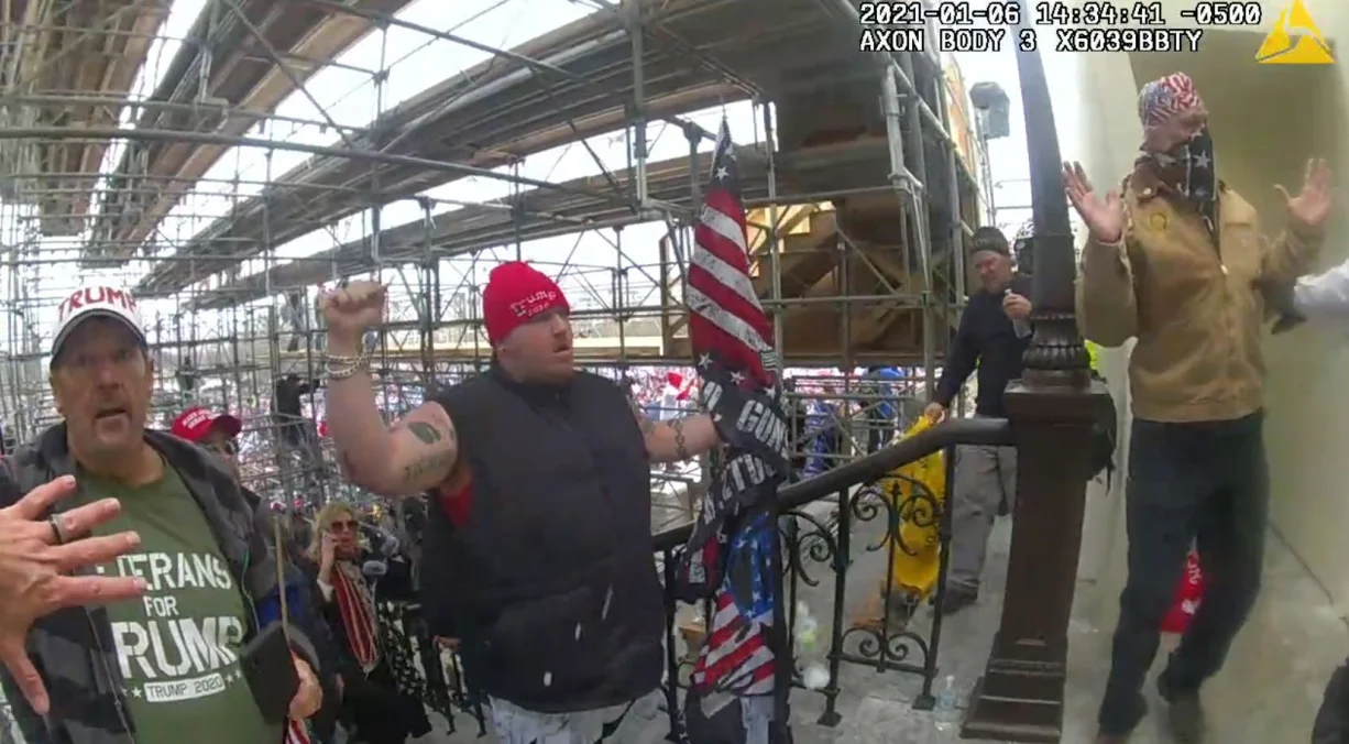 A North Carolina man was found guilty of assaulting law enforcement during the Jan. 6 Capitol breach and faces sentencing.