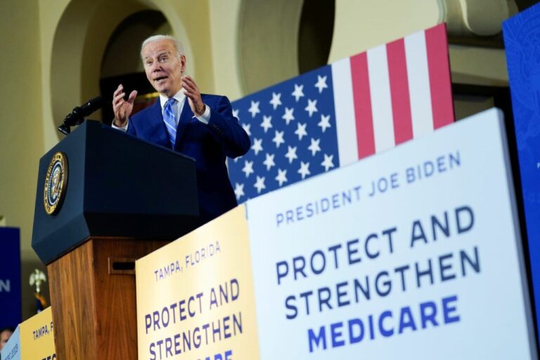 Republicans claim Senate Democrats cut Medicare to fund EV subsidies. It isn’t true.