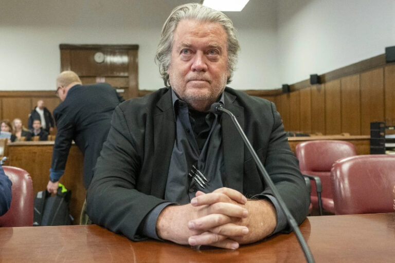 Steve Bannon Begins Federal Prison Sentence for Defying Congress