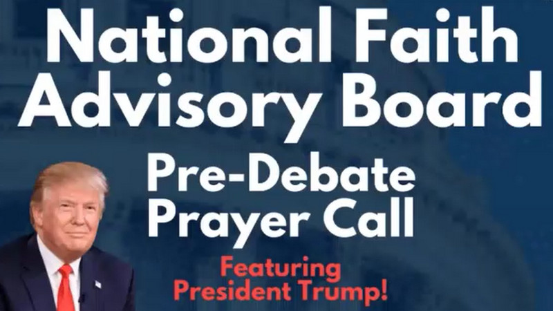 Trump Tells Religious-Right Leaders on Pre-Debate Call that Harris Would Wage ‘War on Christianity’
