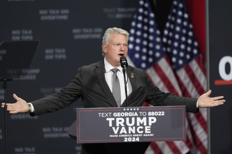 Republicans campaign with Georgia’s Mike Collins despite racially charged remarks