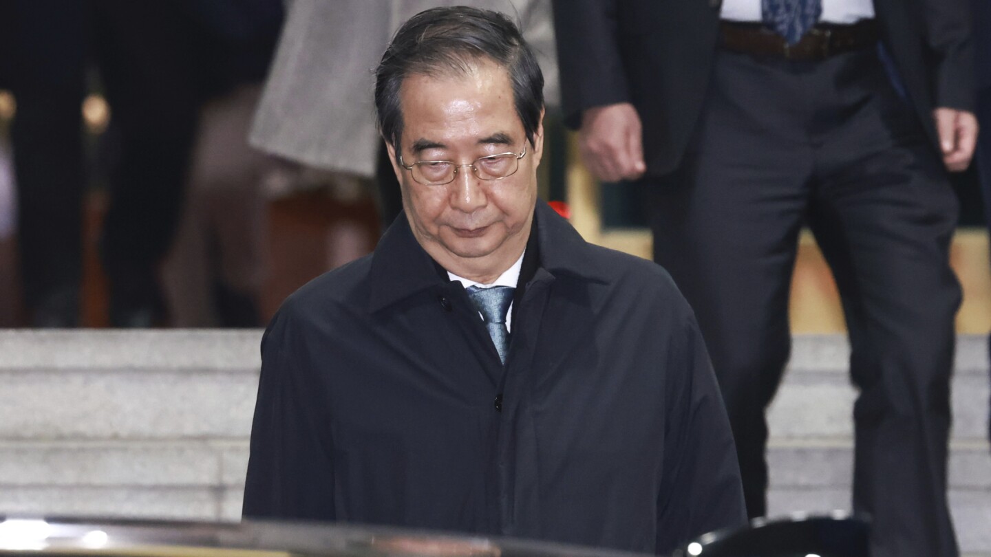 South Korea's acting President Han Duck-soo faces impeachment