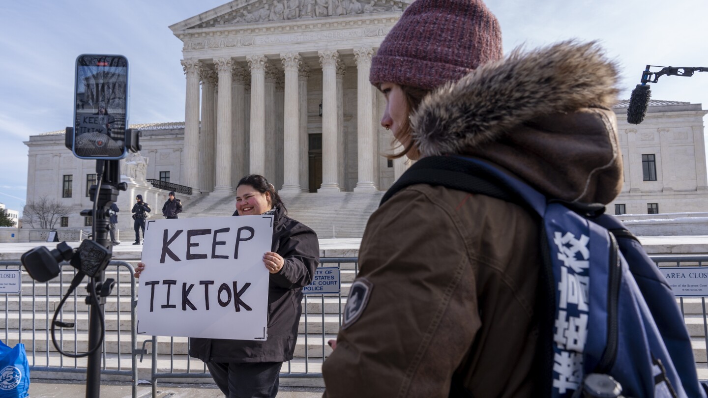 Supreme Court upholds TikTok ban if not sold by its Chinese parent company, AP Explains