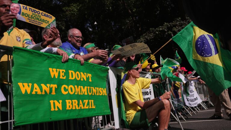 Brazil's Bolsonaro rallies supporters in Sao Paulo to protest Supreme Court trial