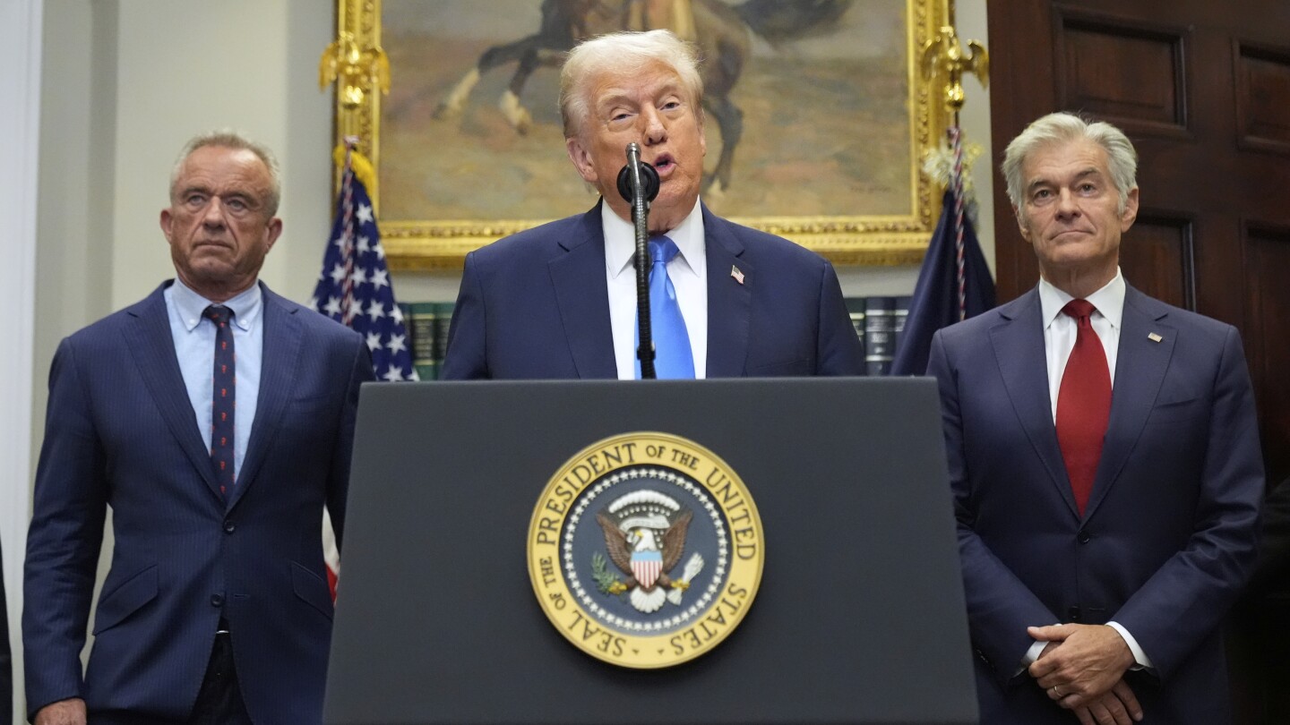 Trump promotes unproven ties between Tylenol, vaccines and autism