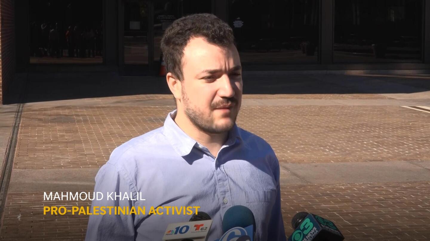 Mahmoud Khalil appears in federal appeals court as Trump administration seeks to deport him