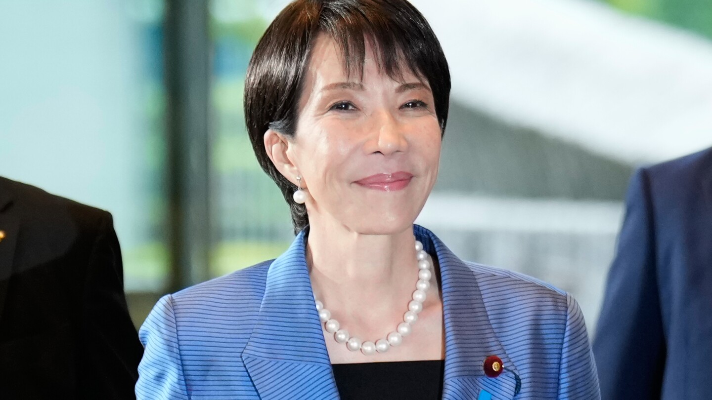 Sanae Takaichi elected Japan's first female prime minister