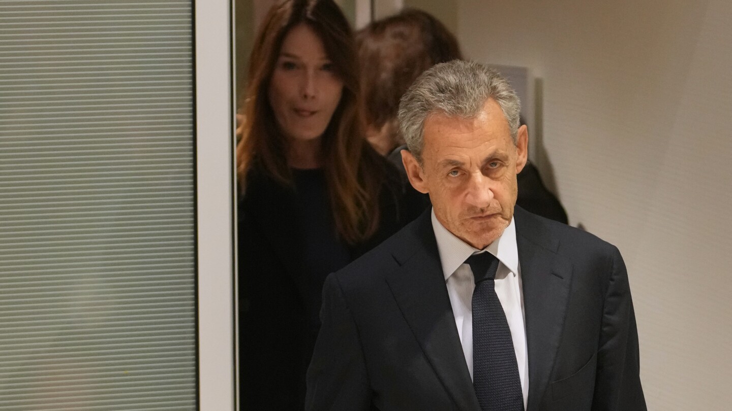 France's former president Sarkozy will begin serving a 5-year prison sentence Tuesday