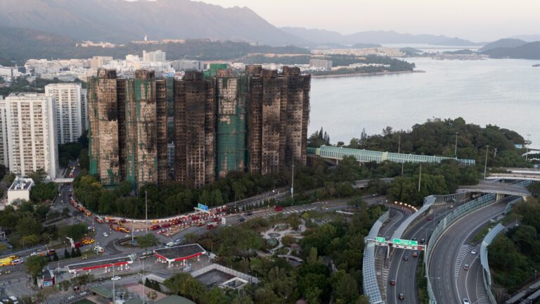 Hong Kong's anti-corruption agency arrests 8 over apartment tower fire