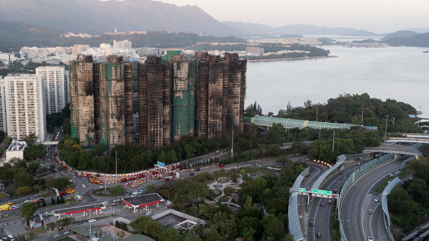 Hong Kong's anti-corruption agency arrests 8 over apartment tower fire