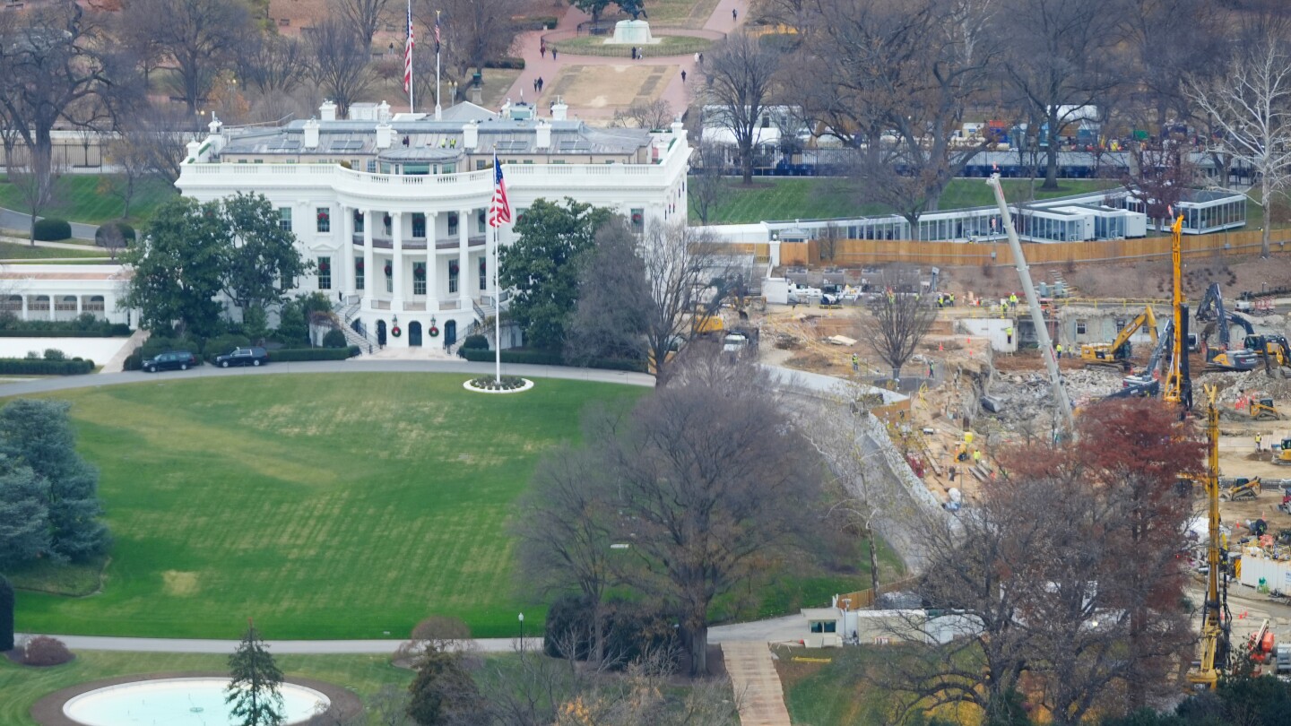 Trump sued by preservationists over White House ballroom project