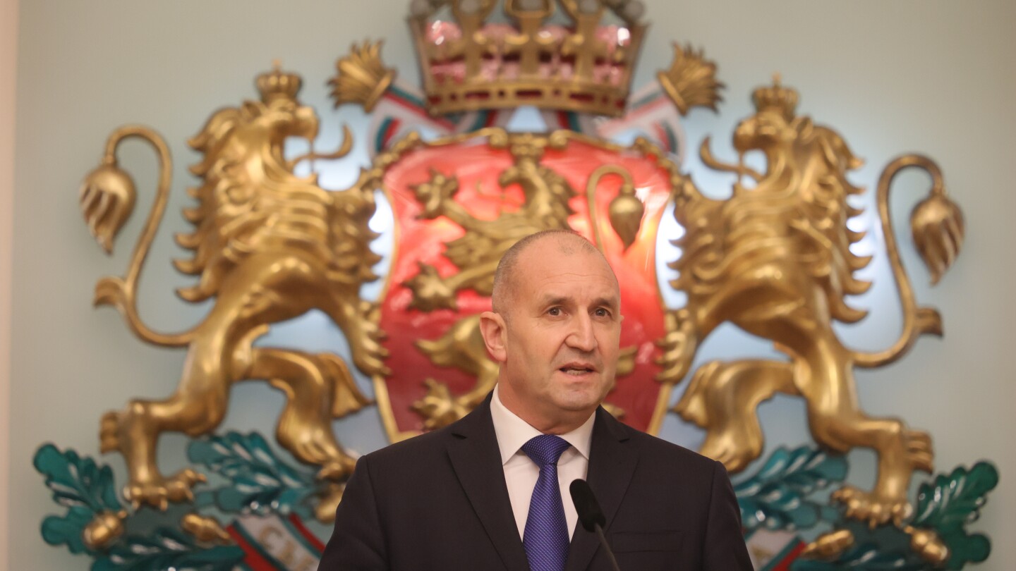 Bulgaria’s president says he is stepping down