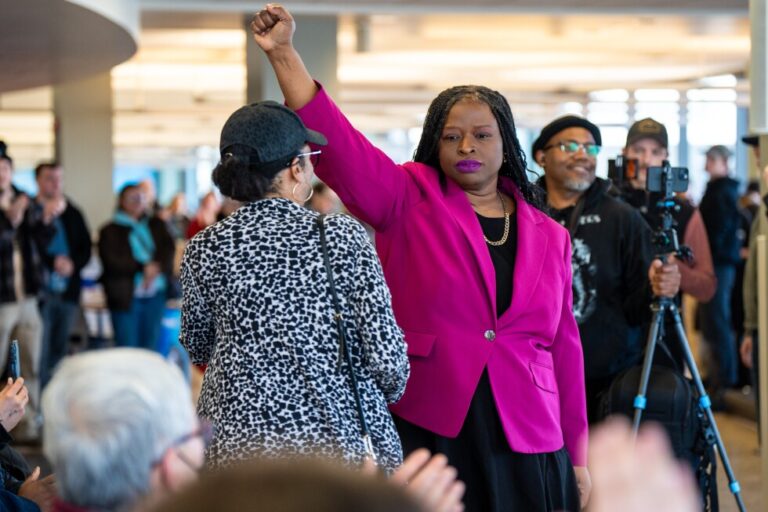 Nekima Levy Armstrong is arrested for leading a protest at a Minnesota church