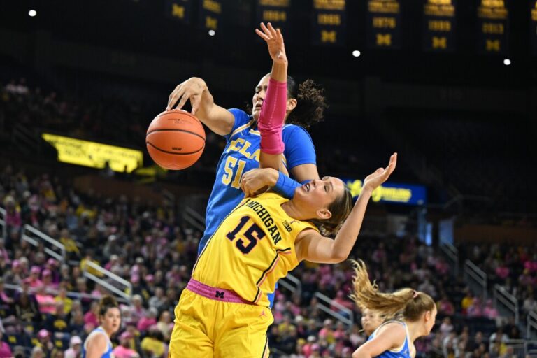 Lauren Betts leads No. 2 UCLA to 69-66 win over No. 8 Michigan