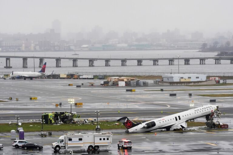 New York's LaGuardia Airport closes after crash on runway