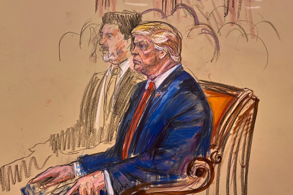 Trump takes a front-row seat for oral arguments at Supreme Court