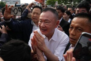 Thailand's Thaksin released from prison after 8 months