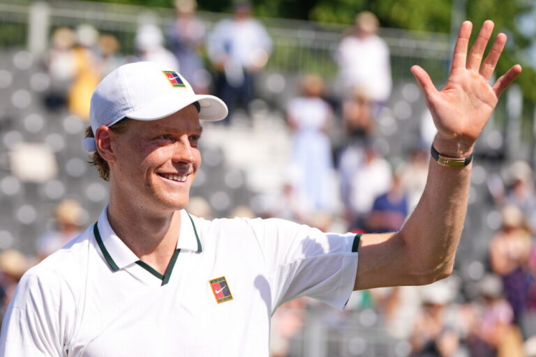 No. 1 Jannik Sinner has ramped up training ahead of Wimbledon title defense
