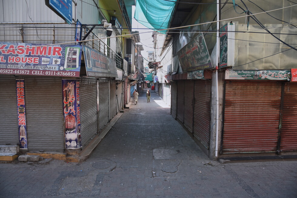 A call for a strike halts business and transport in Pakistan-administered Kashmir