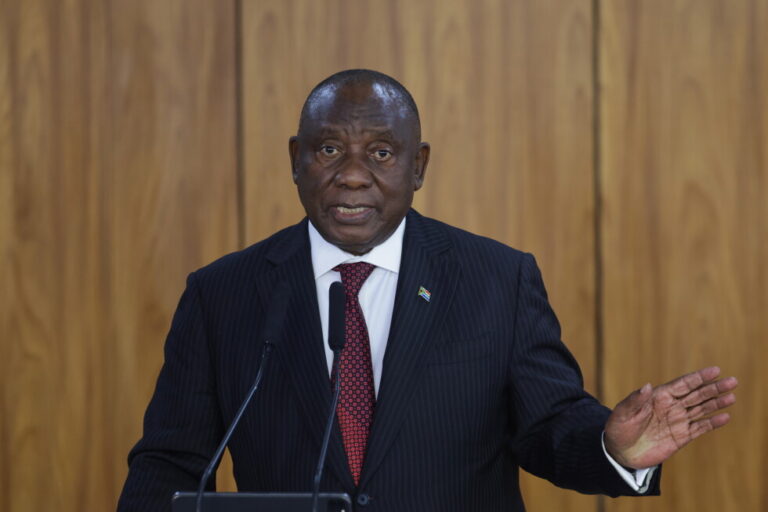 South Africa halts presidential impeachment proceedings over stolen cash case
