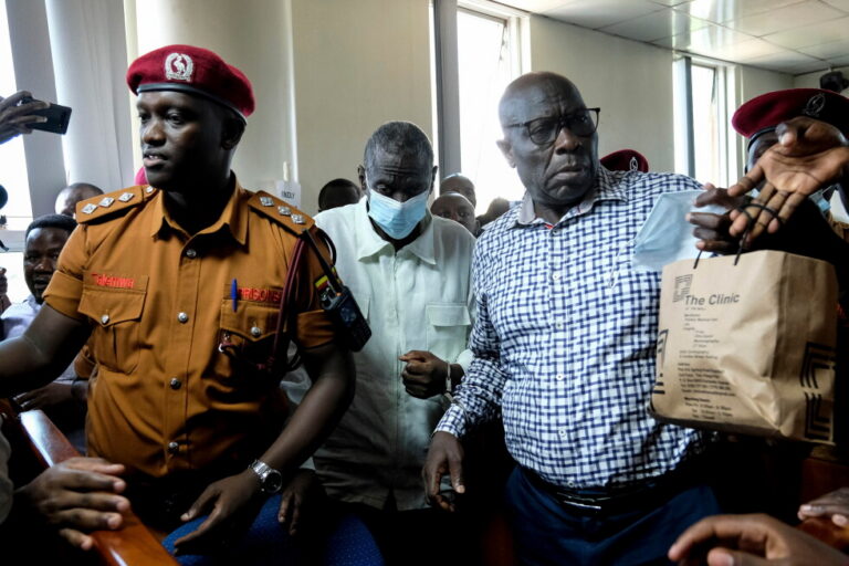 Ugandan opposition leader Besigye is unconscious in hospital after court collapse