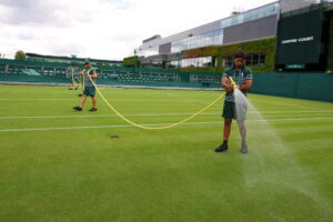 Heat wave didn't prevent Wimbledon from keeping its courts perfectly green