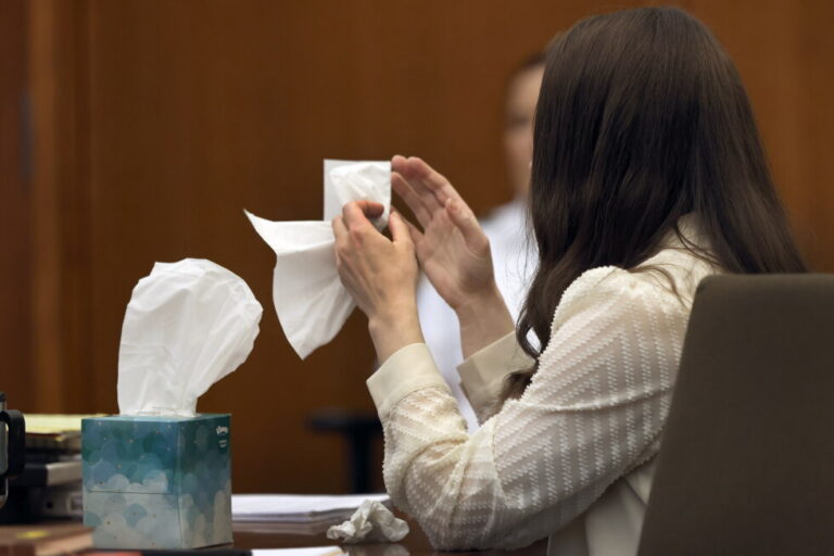 Lindsay Clancy, mother who killed her 3 kids, sobs as autopsy photos shown